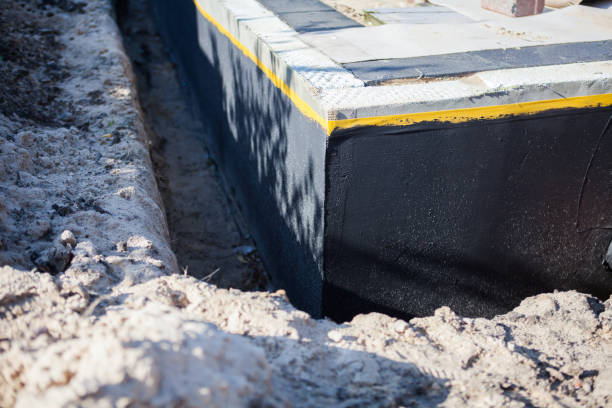 Residential Waterproofing installation at a Roanoke, AL home by SJ Waterproofing Pros